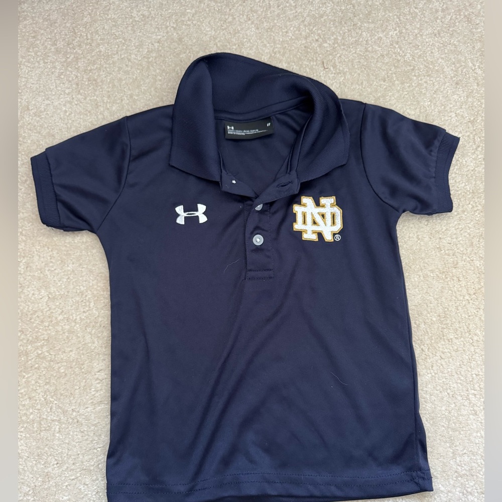 2T Under Armour Notre Dame Performance Polo